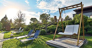 Garten im Wellnesshotel Riedlberg